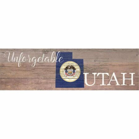 YOUNGS Wood Utah Wall Plaque 37263